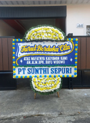 Papan Bunga Duka di Mekar Sentosa